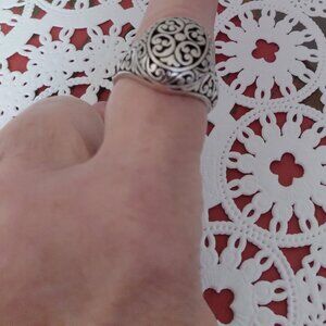 Devata 925 Sterling Silver Bali Filagree Ring
